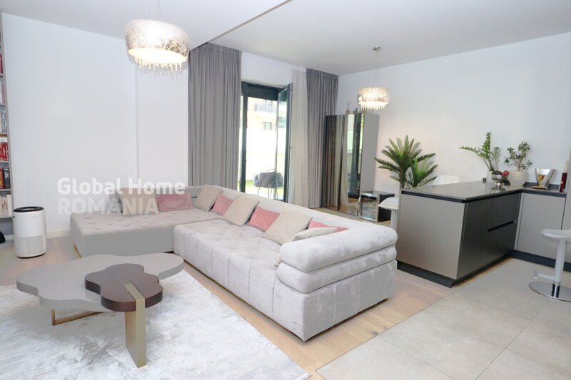 VIDA Herastrau, apartament 3 camere cu terasa 72 mp, 2 parcari.