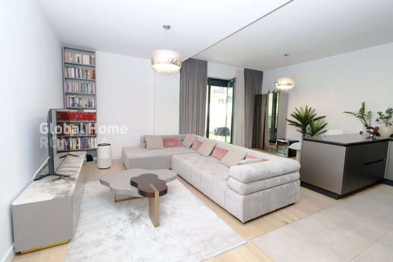 VIDA Herastrau, apartament 3 camere cu terasa 72 mp, 2 parcari.